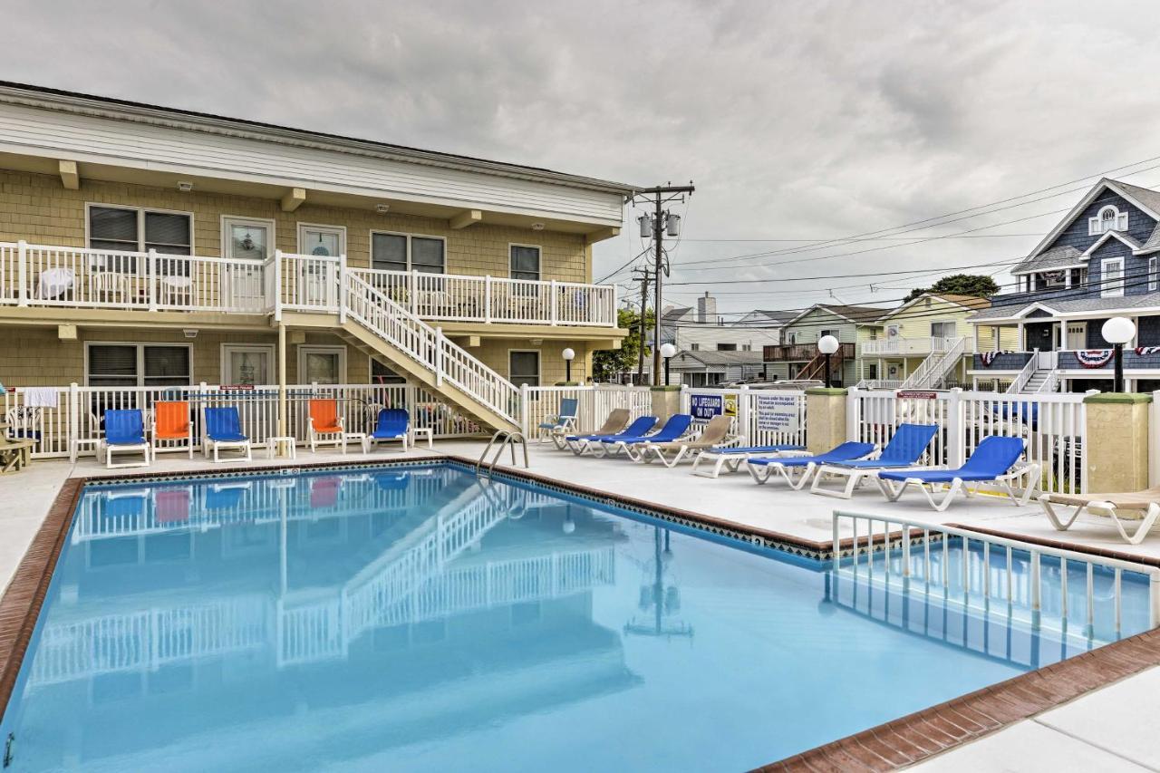 North Wildwood Condo With Pool, Walk To Boardwalk! Esterno foto